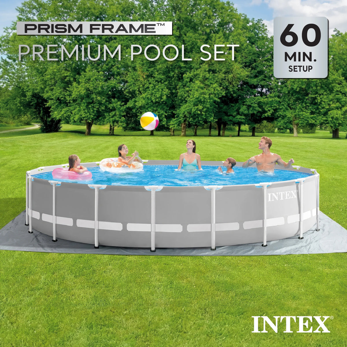 20ft x 52in Above Ground Swimming Pool Set with Filter Pump M1669