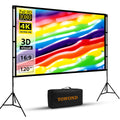 120inch 16:9 4K Projector Screen with Stand and Carry Bag L114760