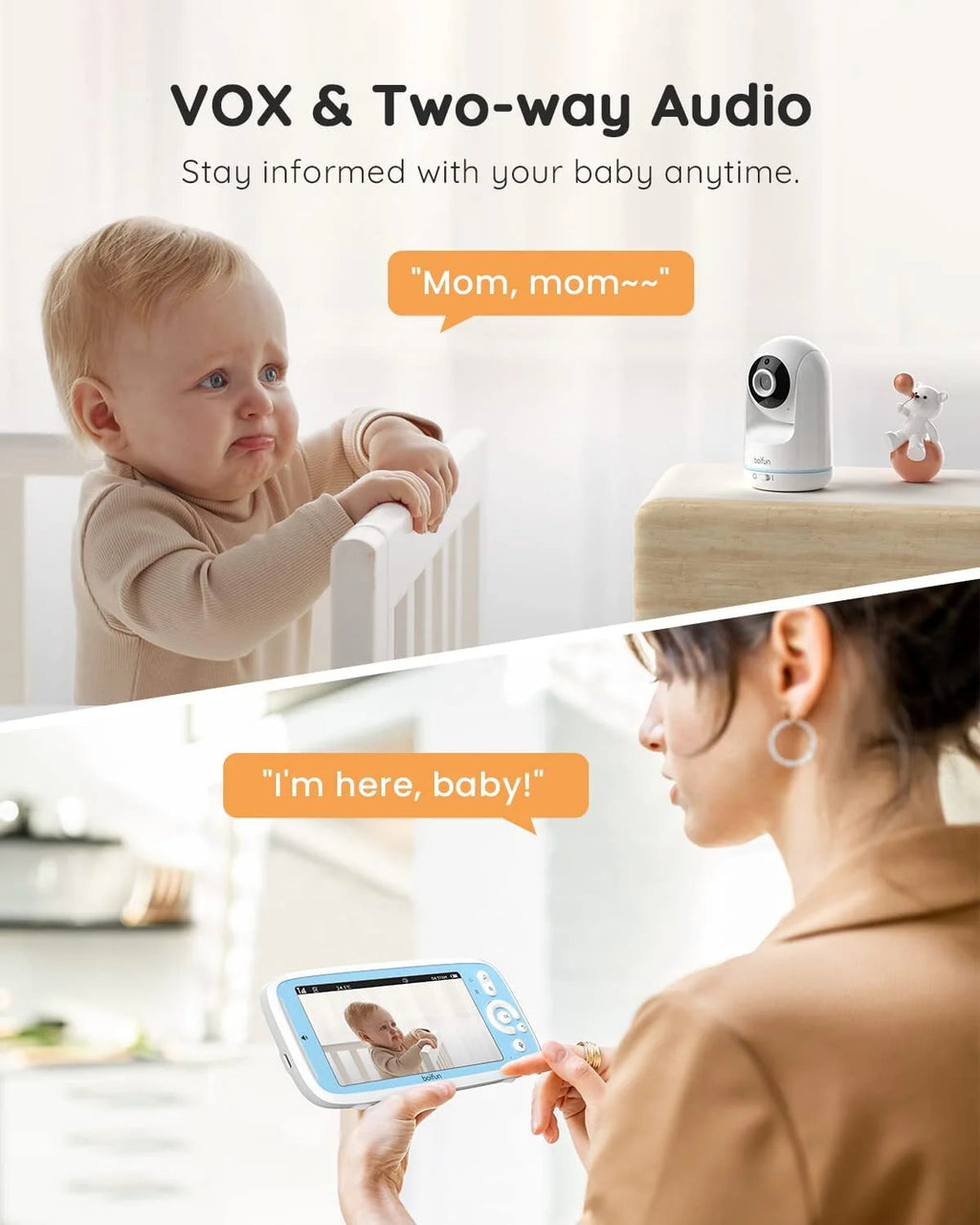 Baby Monitor with Camera and Audio L78911