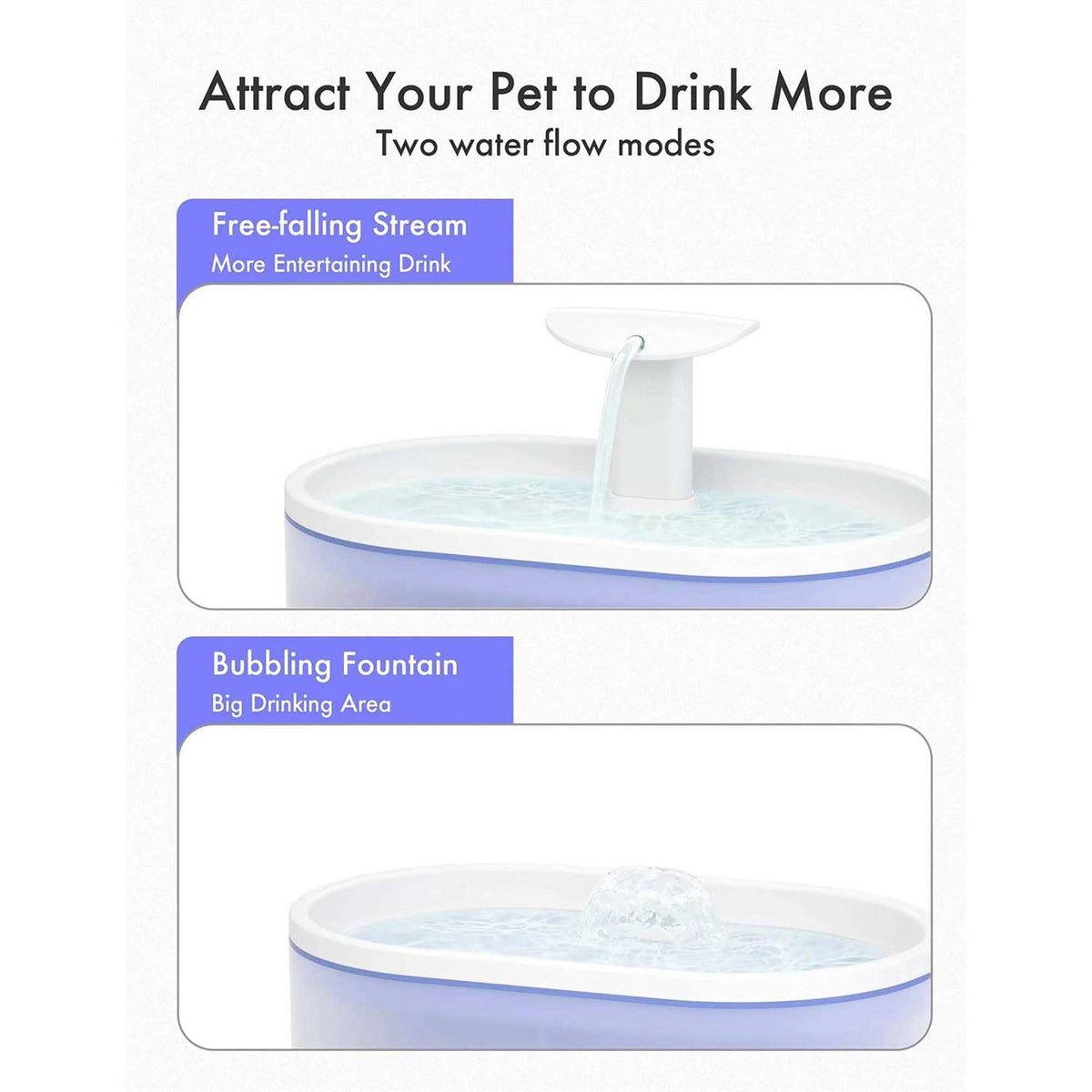 Cat Water Fountain 71fl oz Ultra Quiet Pet Water Fountain C188