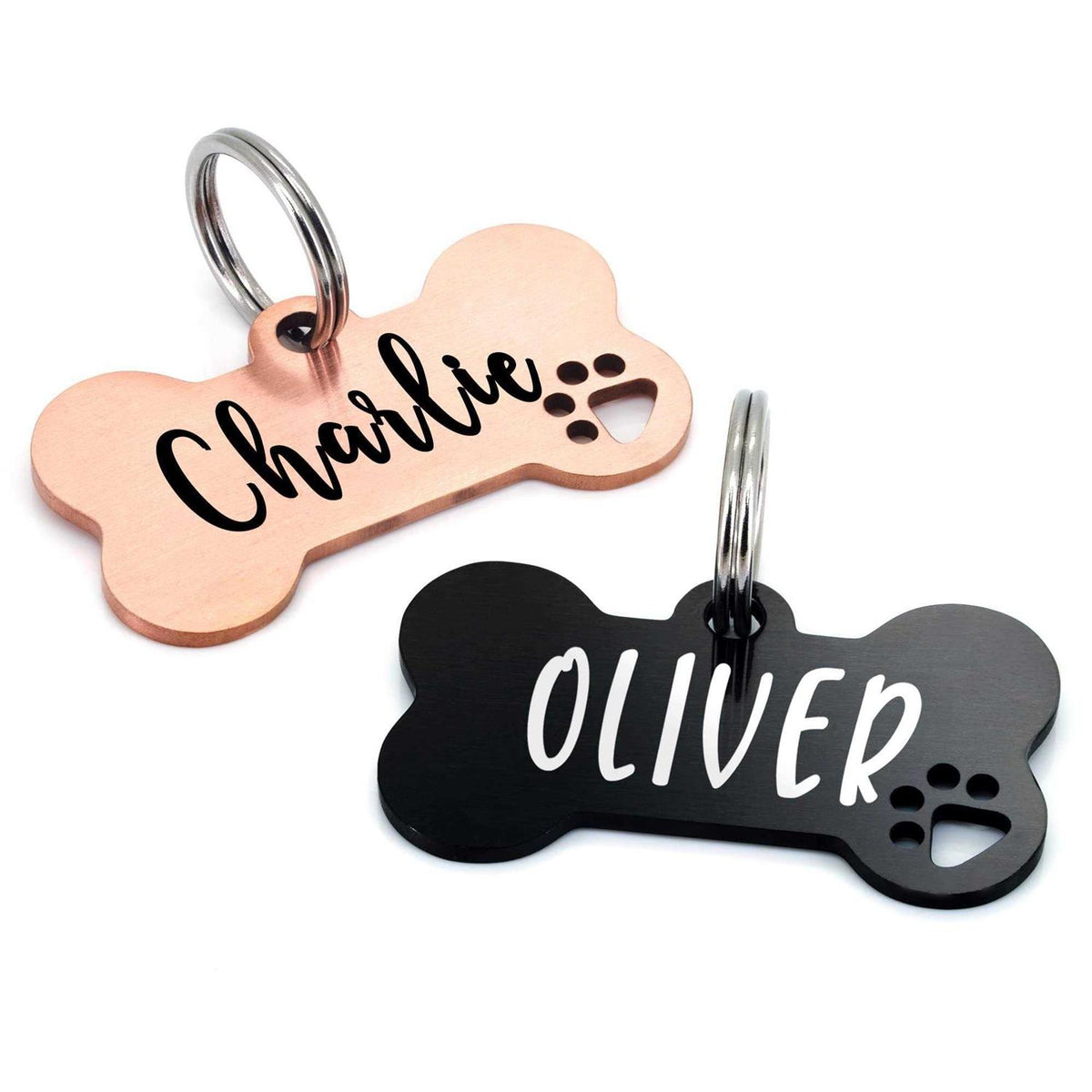 Stainless Steel Personalized Engraved Pet ID Tags U7472