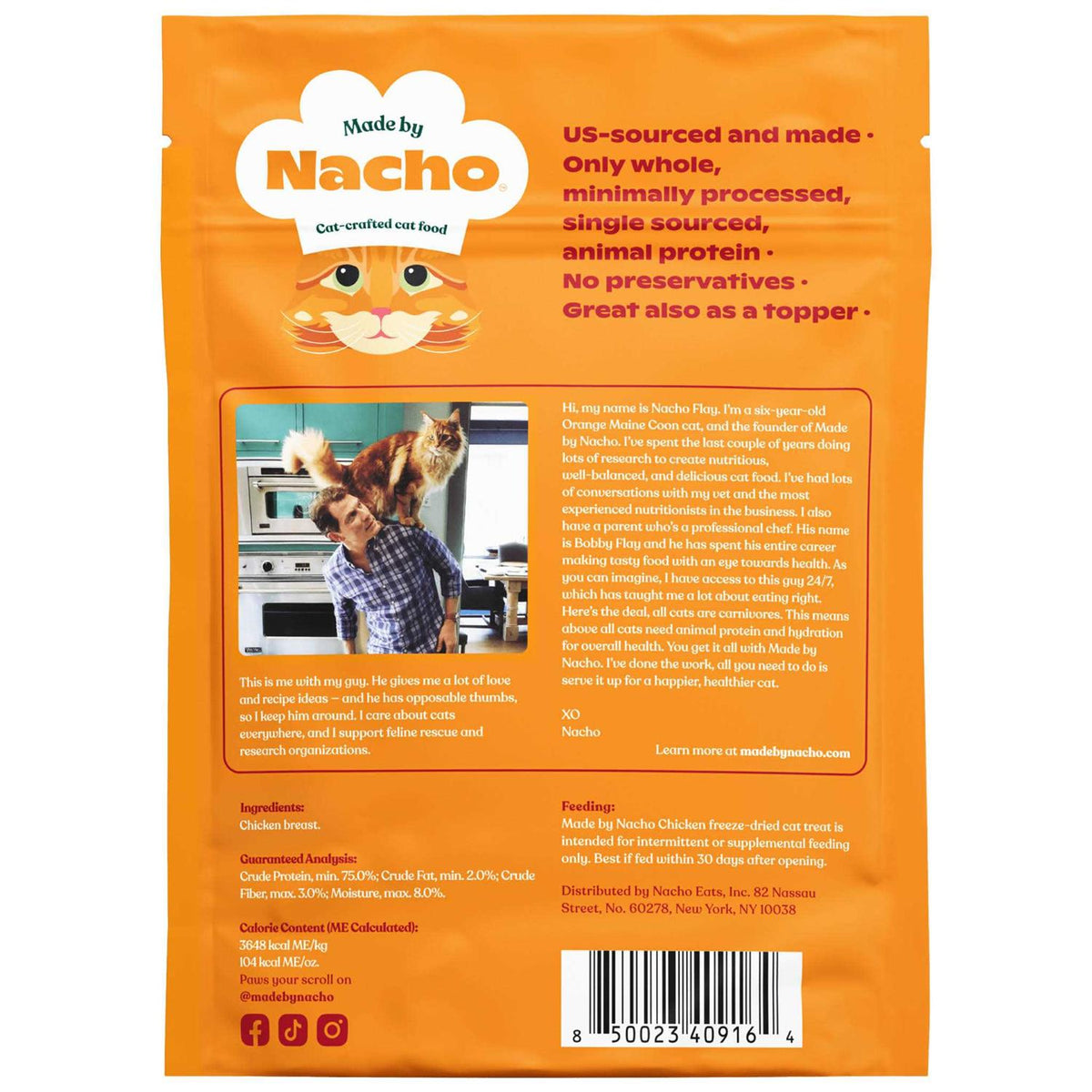 Chicken Breast Freeze Dried Cat Treats J72016