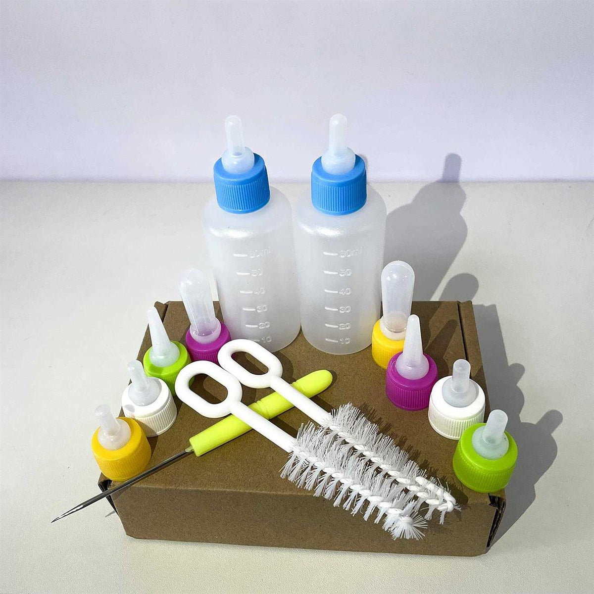 Pet Bottle Kit Squeeze Liquid Bottle Replaceable Silicone Teat K412