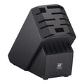 16 Slot Knife Block in Black Rubberwood X376551