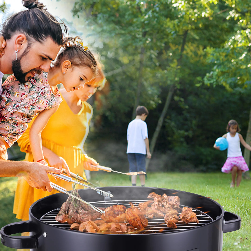 Portable Charcoal Smoker Grill O259
