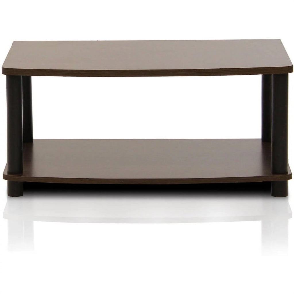 Black 2-Tier Wood TV Stand E9450