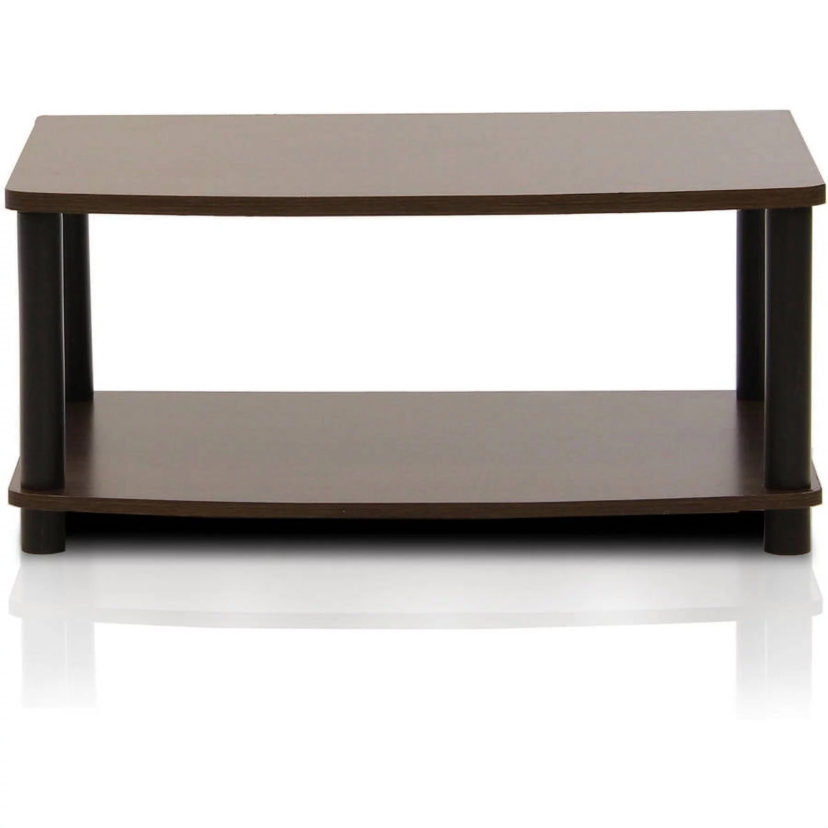 Black 2-Tier Wood TV Stand E9450