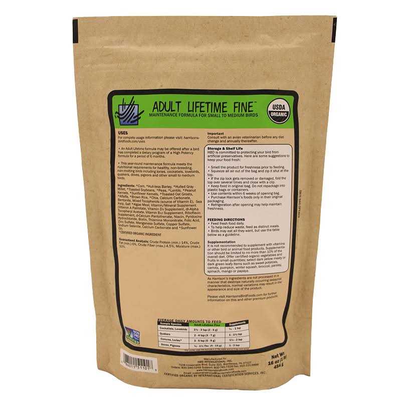 Bird Food F493