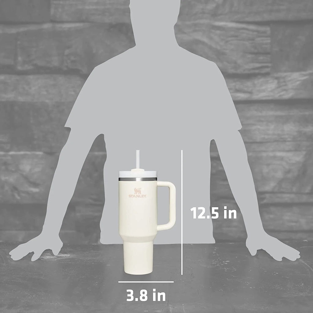 40 oz Stainless Steel Vacuum Insulated Tumbler with Lid and Straw O531