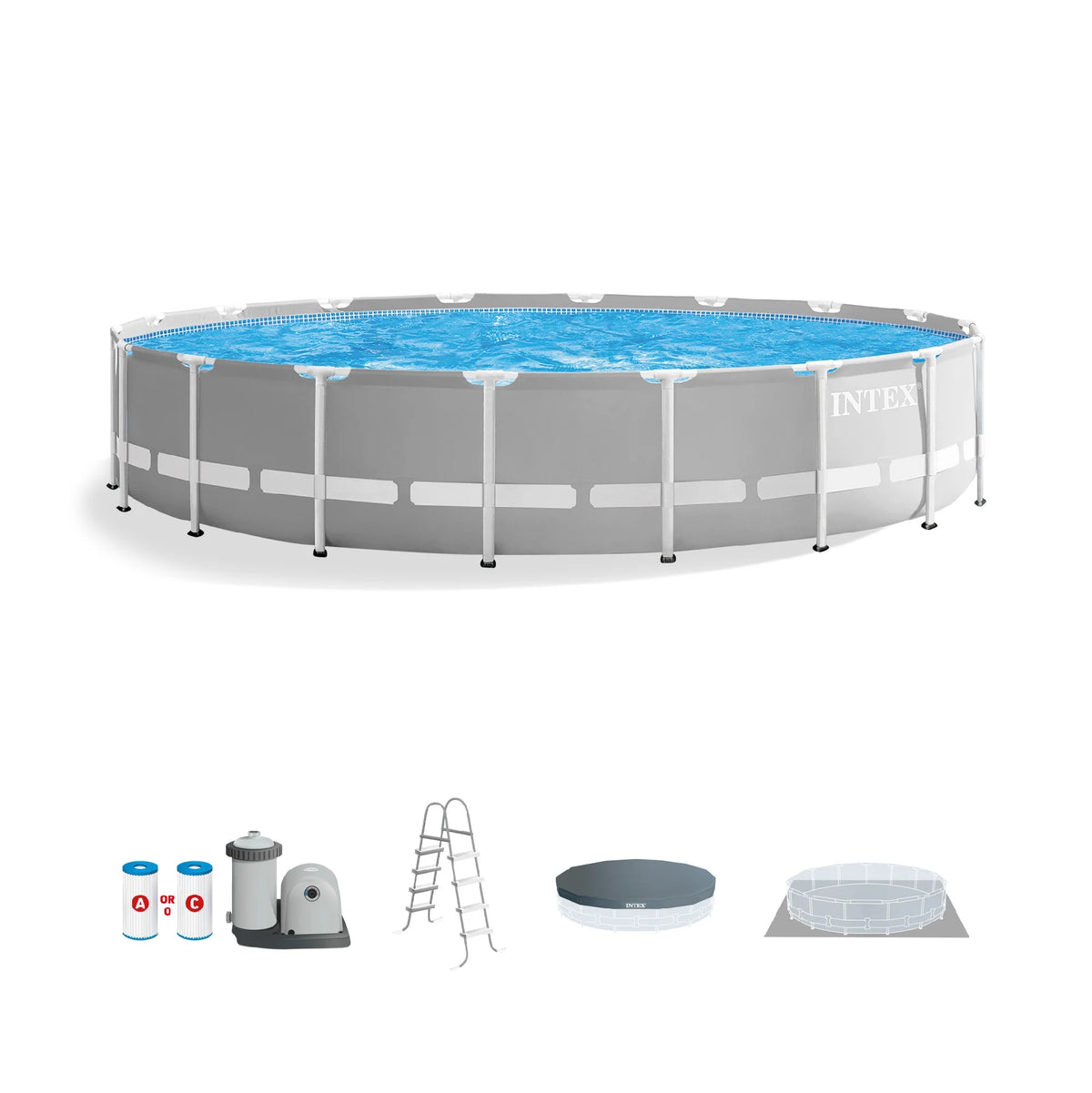 20ft x 52in Above Ground Swimming Pool Set with Filter Pump M1669