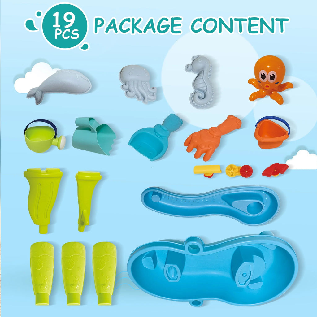 Sand and Water Table with 19PCS Accessory Set V761