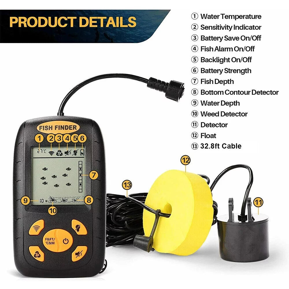 Portable Fish Finder Sonar Transducer Z630