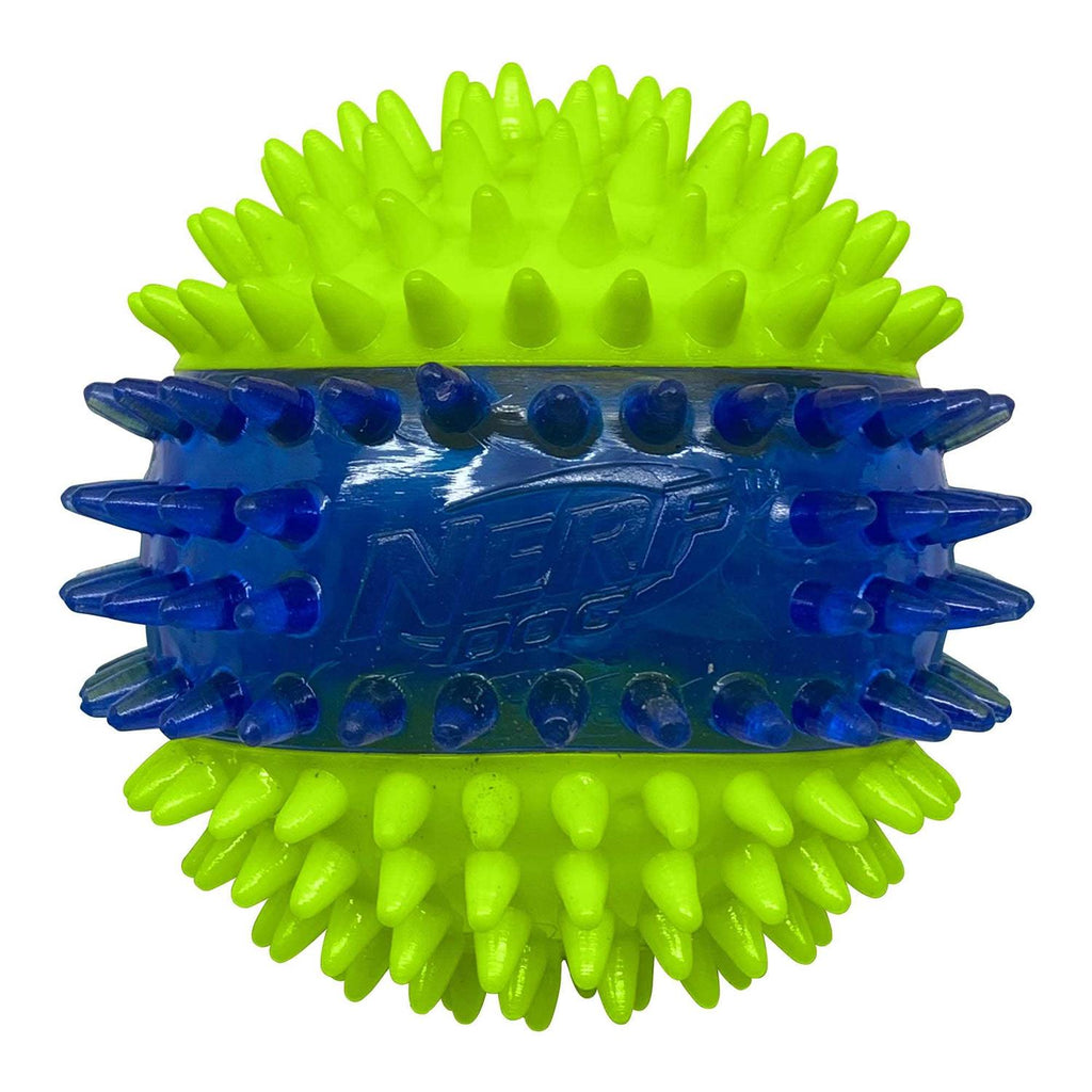 Translucent TPR 3-Part LED & Squeak Ball Dog Toy C6410
