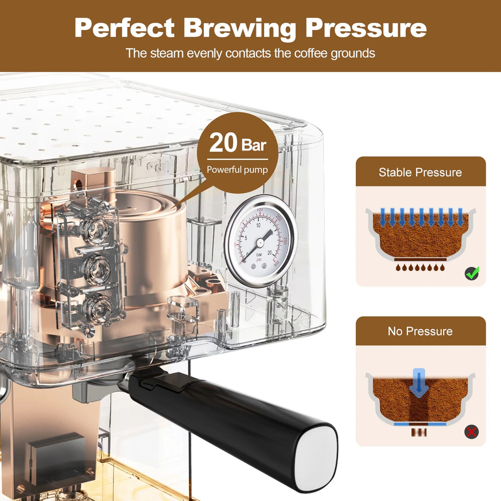 20 Bar Espresso Machine with Milk Frother Z2457