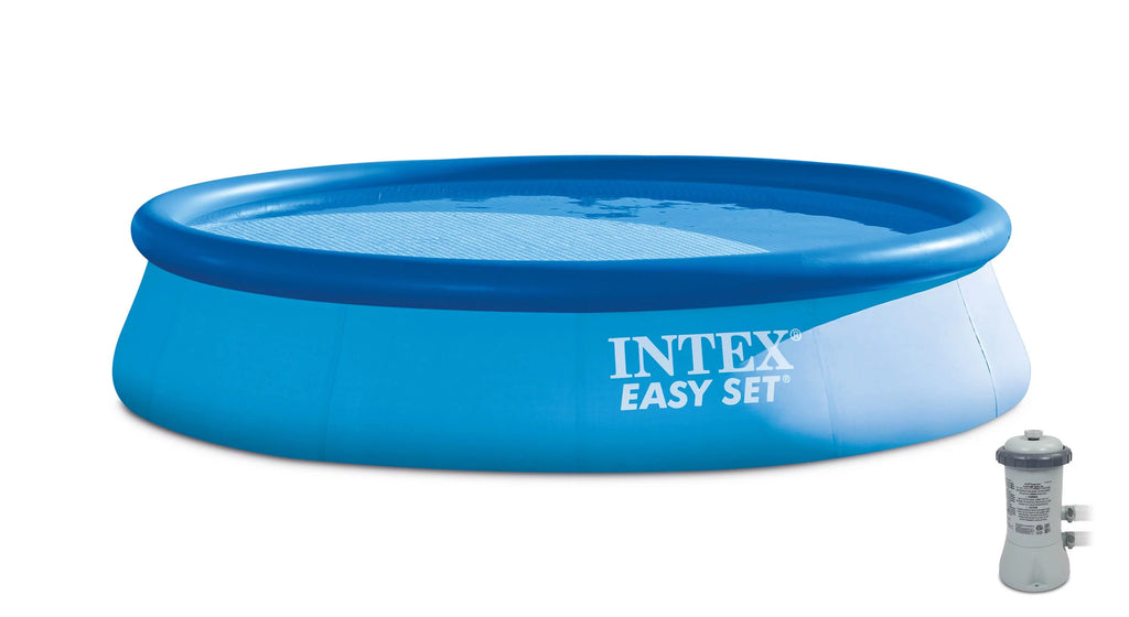13ft x 32in Above Ground Swimming Pool with Filter Pump E758