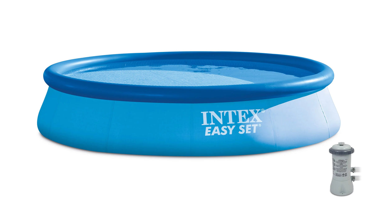 13ft x 32in Above Ground Swimming Pool with Filter Pump E758